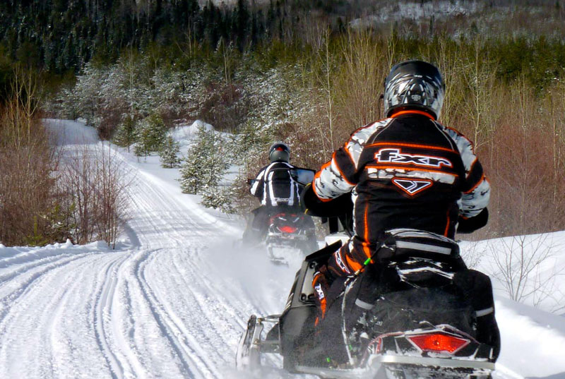 Snowmobiling