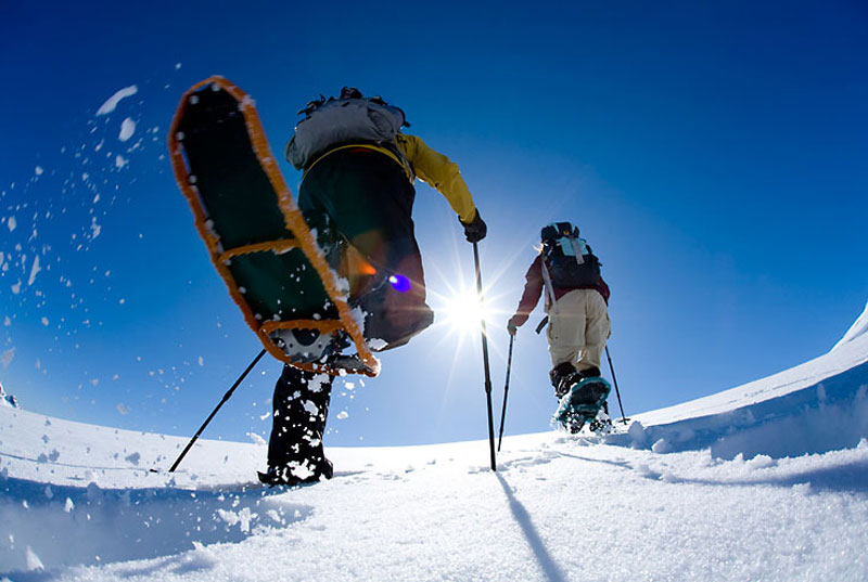 Snowshoeing